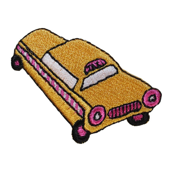 ID 1456 Retro Taxi Cab Patch Car Driving Service Embroidered Iron On Applique