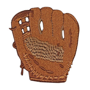 ID 1457 Baseball Mitt Glove Patch Fun Kids Sport Embroidered Iron-On Applique