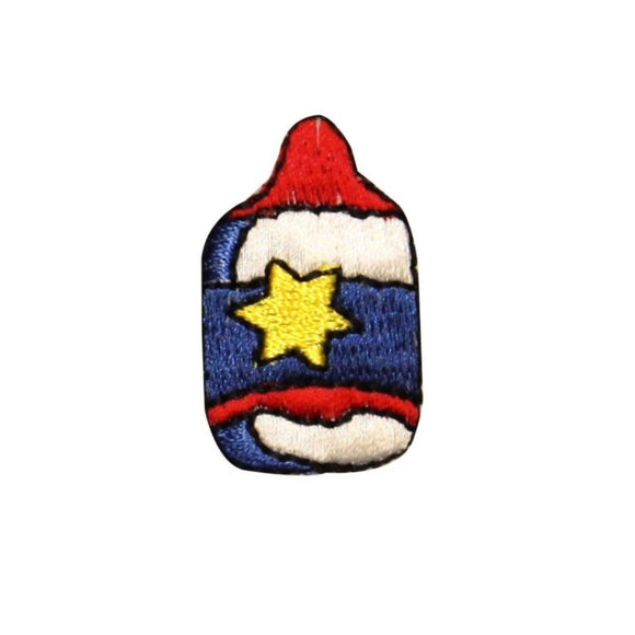 ID 0940A Kids Glue Bottle Patch School Supply Craft Embroidered Iron On Applique