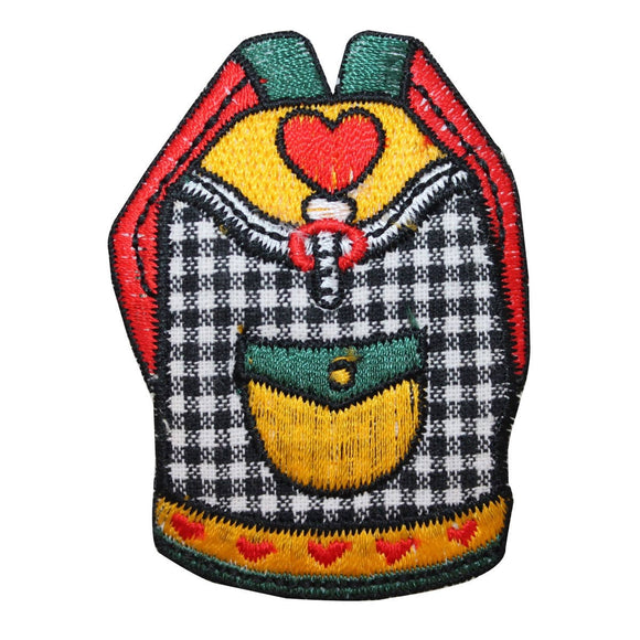 ID 0942A Kids Back Pack Patch Girls School bookbag Embroidered Iron On Applique