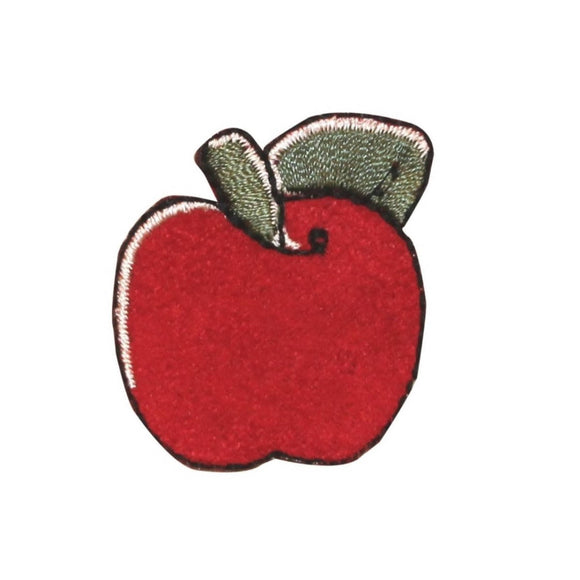 ID 0965 Teachers Apple Patch School Fruit Gift Embroidered Iron On Applique
