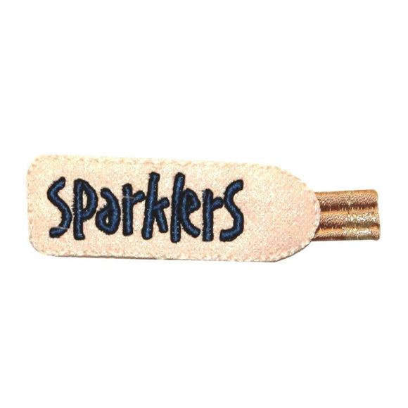 ID 1017 Pack of Sparklers Patch 4th of July Sparks Embroidered Iron On Applique