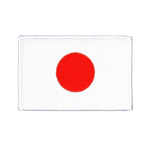 Japan National Flag Patch National Badge Travel Embroidered Iron On Applique