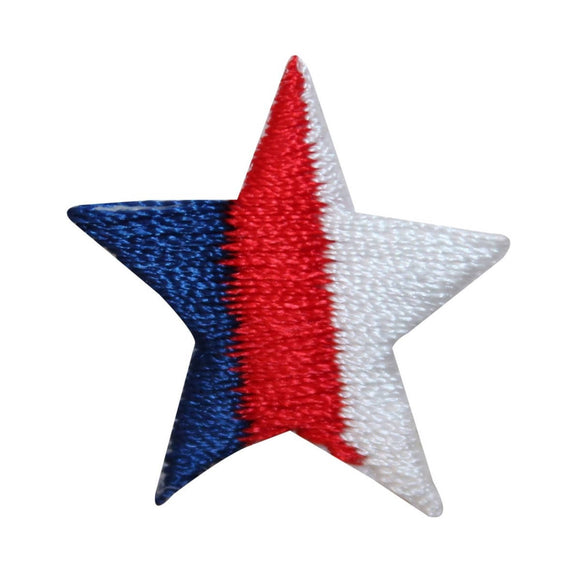 ID 1061A American Star Design Patch Patriotic Craft Embroidered Iron On Applique