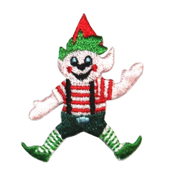 ID 8163 Christmas Elf Worker Patch Santa Helper Toy Embroidered Iron On Applique