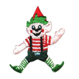 ID 8163 Christmas Elf Worker Patch Santa Helper Toy Embroidered Iron On Applique