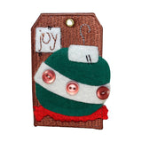 ID 8180A Christmas Decoration With Ornament Patch Embroidered Iron On Applique