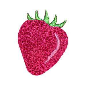 ID 1184 Fresh Strawberry Patch Pick Fruit Food Embroidered Iron On Applique