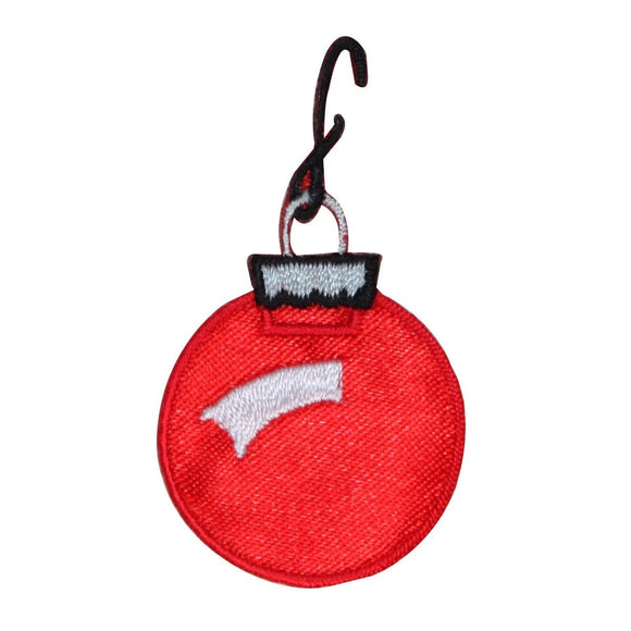 ID 8212C Christmas Tree Ornament Patch Ball Bulb Embroidered Iron On Applique