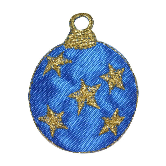 ID 8225B Starry Christmas Tree Ornament Patch Bulb Embroidered Iron On Applique