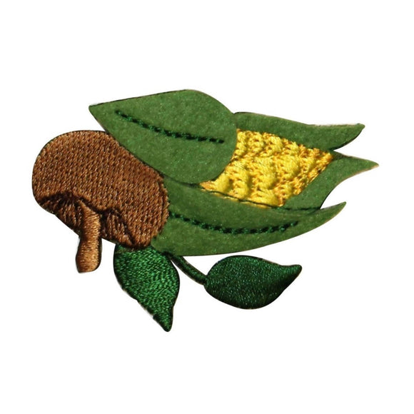 ID 1247 Ear of Corn Patch Fall Harvest Cob Food Embroidered Iron On Applique