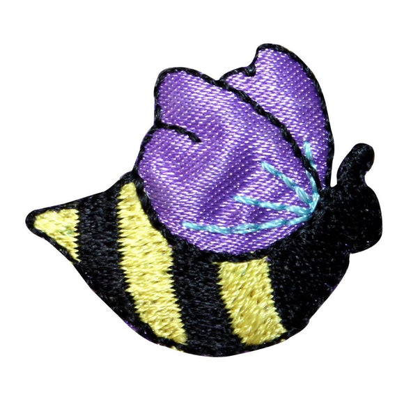 ID 1606B Queen Bee Patch Bumblebee Insect Bug Embroidered Iron On Applique
