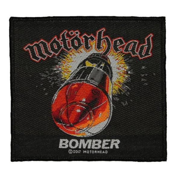Motorhead Bomber Patch Single Cover Art Heavy Metal Music Woven Sew On Applique