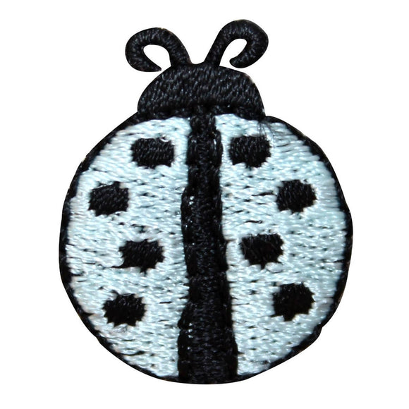ID 1609A Blue Ladybug Patch Insect Garden Symbol Embroidered Iron On Applique