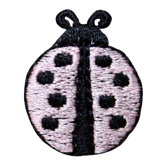 ID 1609D Ladybug Symbol Patch Spotted Garden Insect Embroidered Iron On Applique