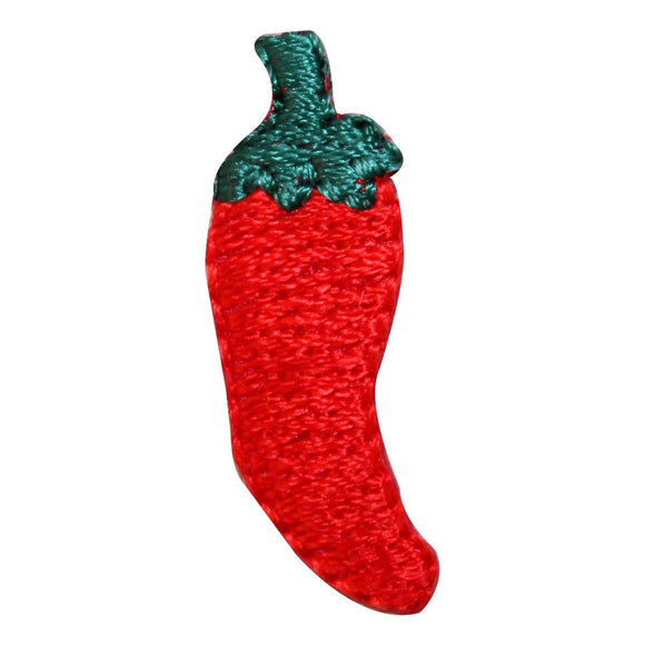 ID 1920A Red Hot Chili Pepper Patch Spicy Sauce Food Plant Iron On Applique