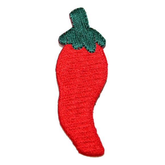 ID 1922A Red Hot Chili Pepper Patch Spicy Sauce Food Plant Iron On Applique