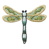 ID 1658A Forest Dragonfly Patch Garden Insect Bug Embroidered Iron On Applique