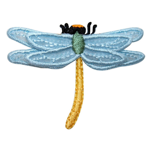 ID 1662B Garden Dragonfly Patch Insect Bug Craft Embroidered Iron On Applique