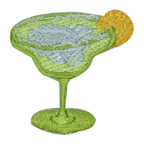 ID 1963B Margarita With Lemon Glass Patch Alcohol Embroidered Iron On Applique