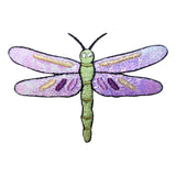 ID 1693 Purple Dragonfly Patch Garden Fairy Bug Embroidered Iron On Applique