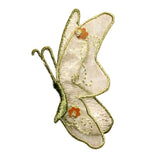 ID 2032 Butterfly With Lace Patch Garden Fairy Bug Embroidered Iron On Applique
