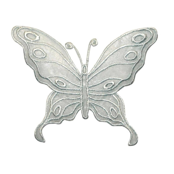 ID 2038 Lace Butterfly Patch Fairy Garden Decor Embroidered Iron On Applique