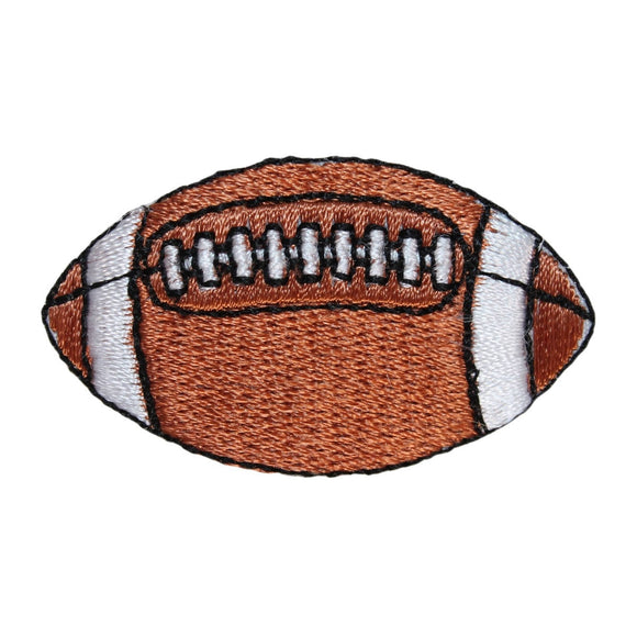 ID 1463 American Football Patch Sport Pig Skin Ball Embroidered Iron On Applique