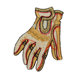 ID 1466 Baseball Batting Glove Patch Sport Hand Embroidered Iron On Applique
