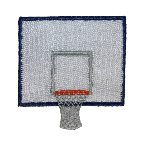 ID 1467 Basketball Back Board Patch Sport Net Ball Embroidered Iron On Applique