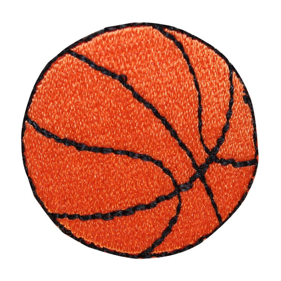 ID 1491 Lot of 2 Basketball Patch Sport Dribble Embroidered Iron On Applique