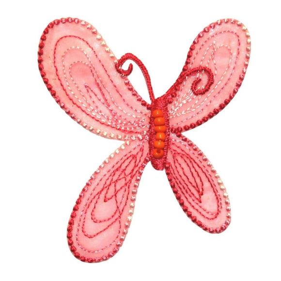 ID 2076 Fairy Butterfly Patch Garden Bug Insect Embroidered Iron On Applique