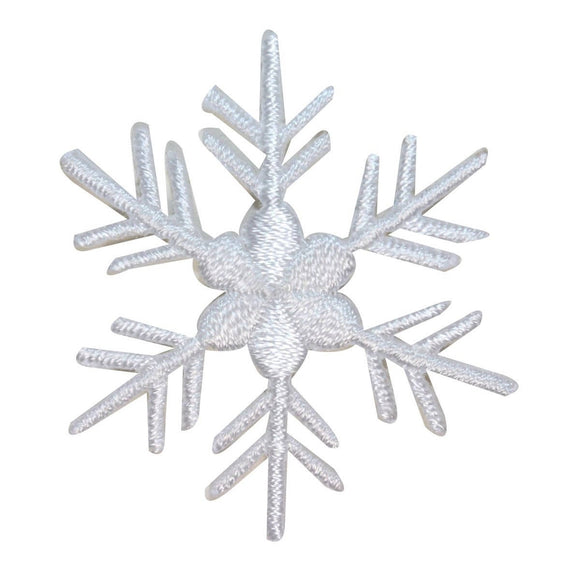 ID 8144 Snowflake Decoration Patch Winter Christmas Embroidered Iron On Applique