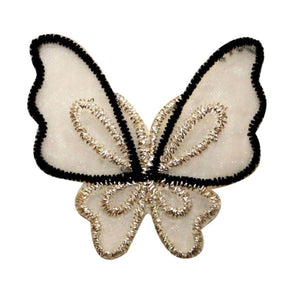 ID 2128 Lace Butterfly Patch Garden Bug Insect Embroidered Iron On Applique