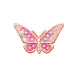 ID 2151D Sequin Butterfly Patch Garden Bug Picnic Embroidered Iron On Applique