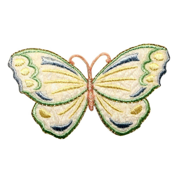 ID 2236 Multi Colored Butterfly Patch Fairy Garden Embroidered Iron On Applique