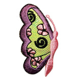 ID 2210 Pretty Butterfly Patch Cute Garden Bug Embroidered Iron On Applique