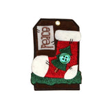 ID 8181B Peace Holiday Decoration Patch Christmas Embroidered Iron On Applique