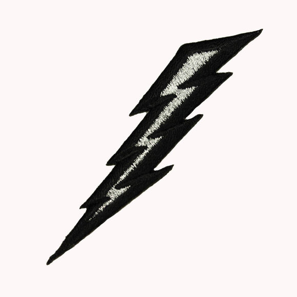 ID 8814  Lightening Bolt Patch Electric Light Craft Embroidered Iron On Applique