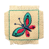 ID 2279 Butterfly Badge Patch Garden Bug Insect Embroidered Iron On Applique