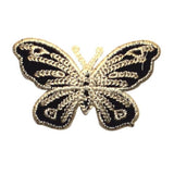 ID 2171B Butterfly Emblem Patch Flying Garden Bug Embroidered Iron On Applique