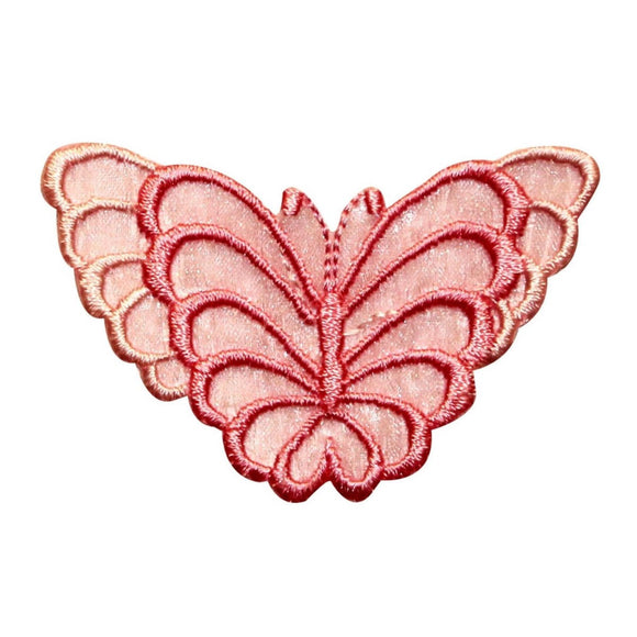 ID 2282 Fancy Butterfly Patch Delicate Fairy Insect Embroidered Iron On Applique