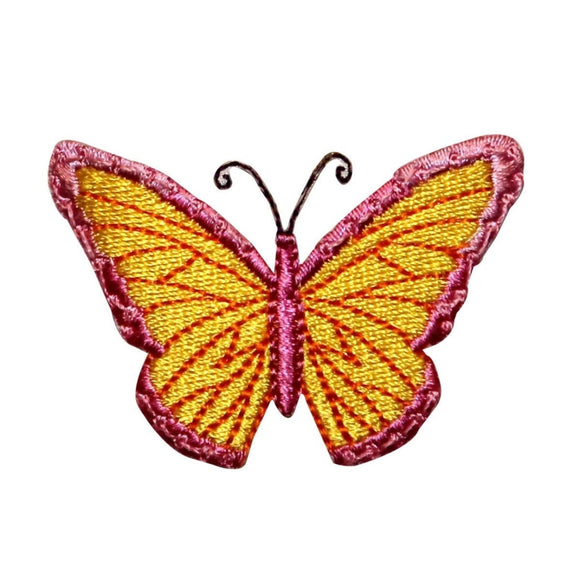 ID 2283 Pretty Butterfly Patch Garden Fairy Insect Embroidered Iron On Applique