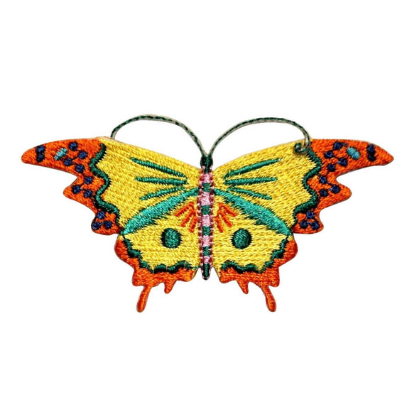 ID 2195 Summer Butterfly Patch Garden Bug Insect Embroidered Iron On Applique