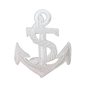 ID 2606 Nautical Anchor With Rope Patch Ship Marine Embroidered Iron On Applique