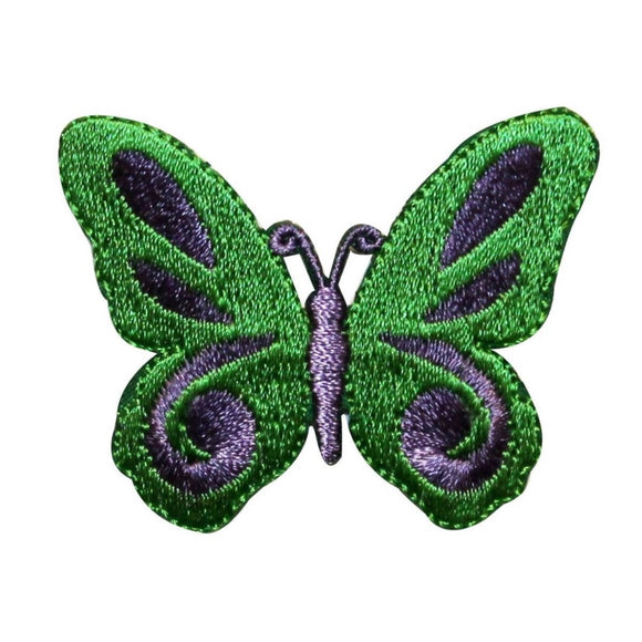 ID 2322 Forest Butterfly Patch Garden Fairy Insect Embroidered Iron On Applique