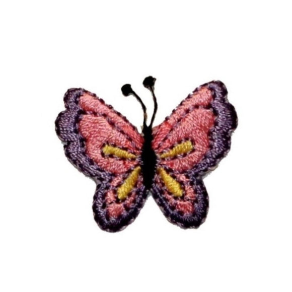 ID 2325 Multi Colored Butterfly Patch Fairy Insect Embroidered Iron On Applique