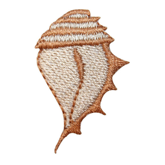 ID 1712B Seashell Conch Patch Ocean Sea Decoration Embroidered Iron On Applique