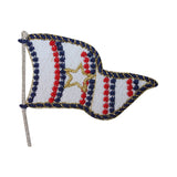 ID 2671 Nautical Flag Patch Boat Ship Marine Sail Embroidered Iron On Applique