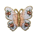 ID 2355 Floral Wing Butterfly Patch Fairy Insect Embroidered Iron On Applique